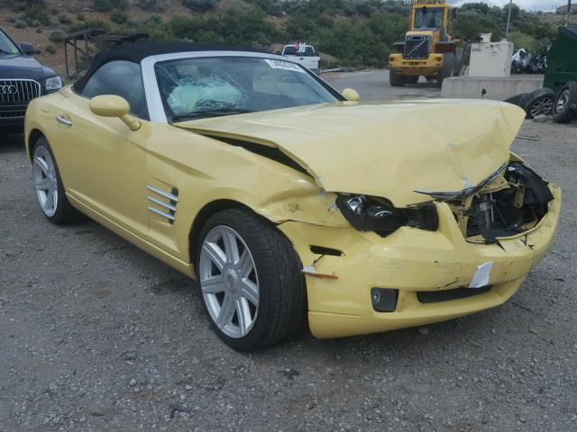 1C3AN65L45X028558 - 2005 CHRYSLER CROSSFIRE YELLOW photo 1