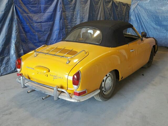 1402570105 - 1970 VOLKSWAGEN KARMANGHIA YELLOW photo 4