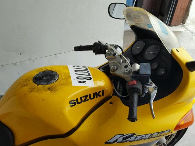 JS1GN79A522102383 - 2002 SUZUKI GSX600 F YELLOW photo 5