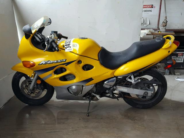 JS1GN79A522102383 - 2002 SUZUKI GSX600 F YELLOW photo 9