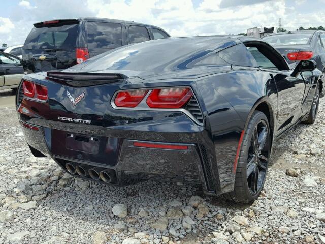 1G1YB2D70J5101729 - 2018 CHEVROLET CORVETTE S BLACK photo 4