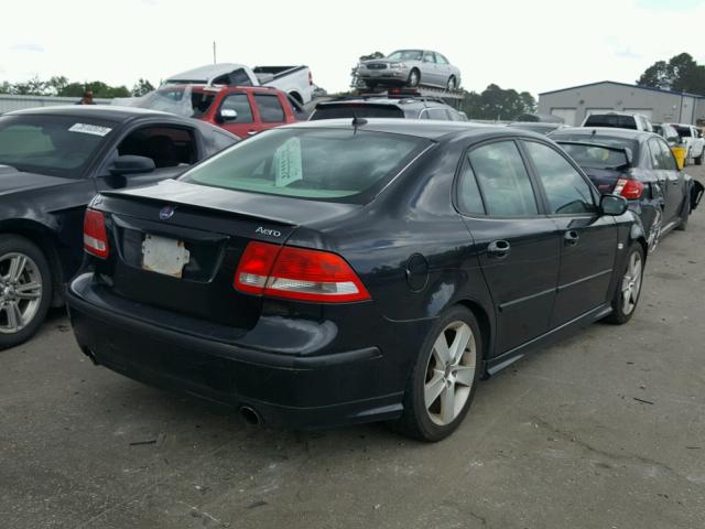 YS3FH41U771137378 - 2007 SAAB 9-3 AERO BLACK photo 4