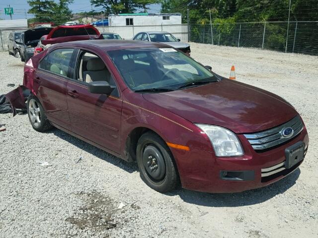 3FAHP07Z87R219923 - 2007 FORD FUSION SE RED photo 1