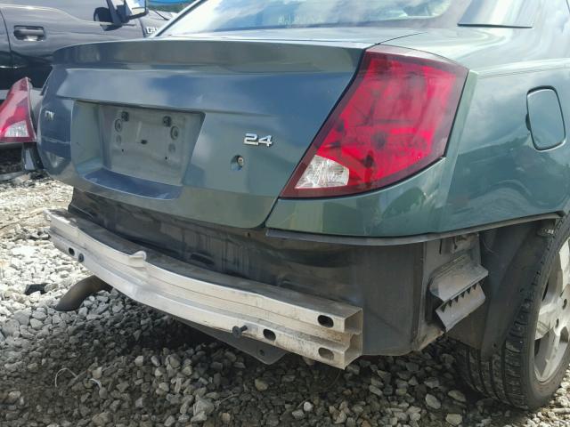 1G8AL55B86Z128438 - 2006 SATURN ION LEVEL GREEN photo 9