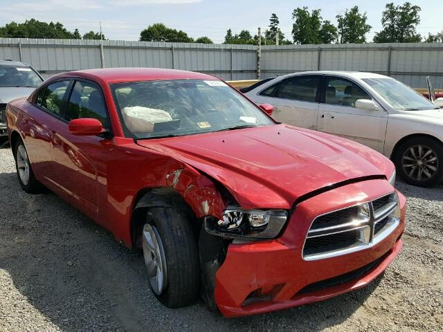 2C3CDXBG8CH109136 - 2012 DODGE CHARGER SE RED photo 1