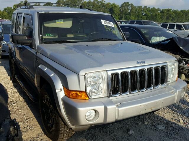 1J8HH58N16C365912 - 2006 JEEP COMMANDER SILVER photo 1