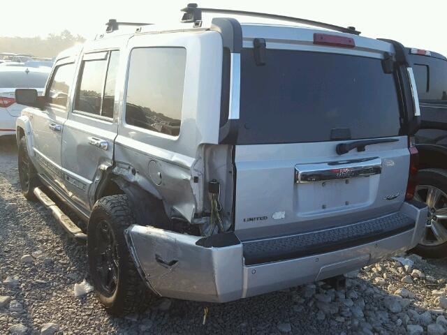 1J8HH58N16C365912 - 2006 JEEP COMMANDER SILVER photo 3