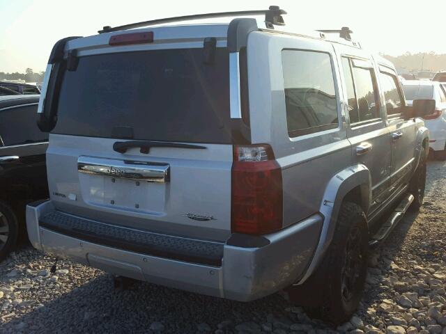 1J8HH58N16C365912 - 2006 JEEP COMMANDER SILVER photo 4