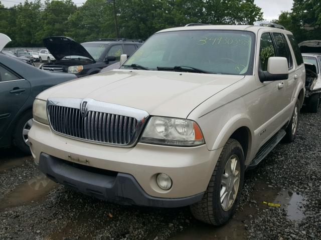 5LMEU68H35ZJ07918 - 2005 LINCOLN AVIATOR 奶油色 照片 2