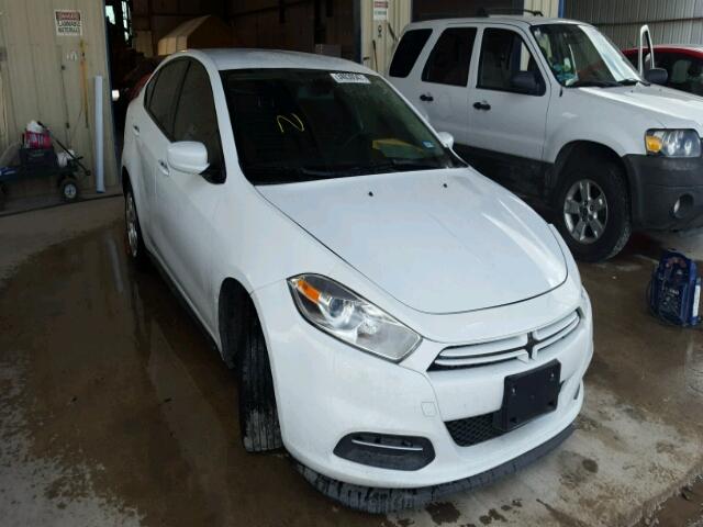 1C3CDFAA8FD422812 - 2015 DODGE DART SE WHITE photo 1