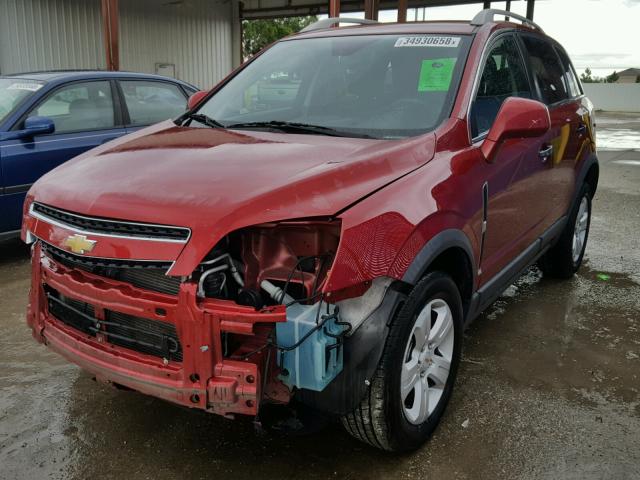 3GNAL2EKXDS574869 - 2013 CHEVROLET CAPTIVA LS BURGUNDY photo 2