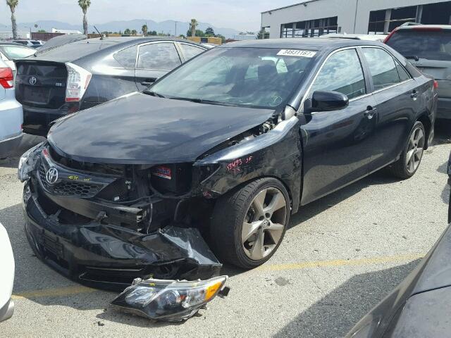 4T1BF1FK2CU175574 - 2012 TOYOTA CAMRY BASE BLACK photo 2