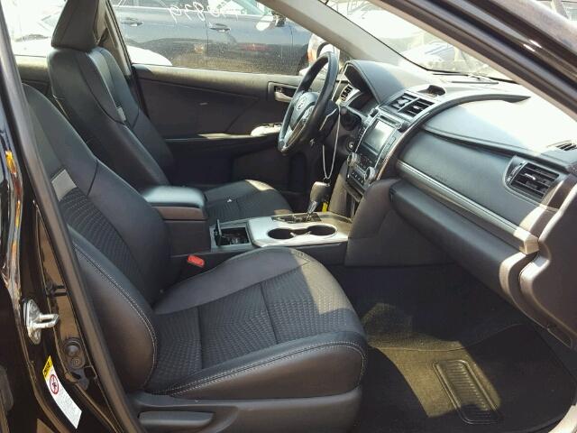 4T1BF1FK2CU175574 - 2012 TOYOTA CAMRY BASE BLACK photo 5