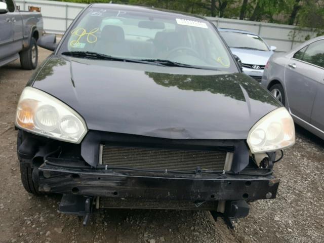 1G1ZS51F86F221765 - 2006 CHEVROLET MALIBU LS შავი ფოტო 10