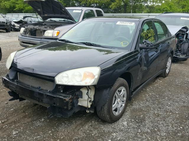 1G1ZS51F86F221765 - 2006 CHEVROLET MALIBU LS შავი ფოტო 2