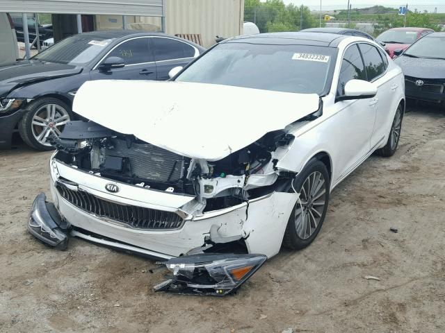 KNALC4J15H5072312 - 2017 KIA CADENZA PR WHITE photo 2