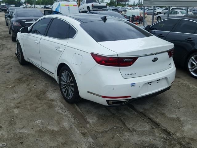 KNALC4J15H5072312 - 2017 KIA CADENZA PR WHITE photo 3