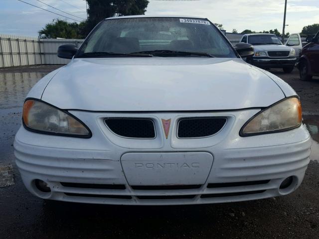 1G2NE52T9XM840152 - 1999 PONTIAC GRAND AM S Ağ foto 10