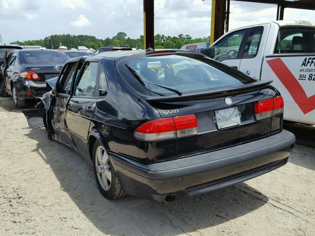 YS3DF58K122019417 - 2002 SAAB 9-3 SE BLACK photo 3