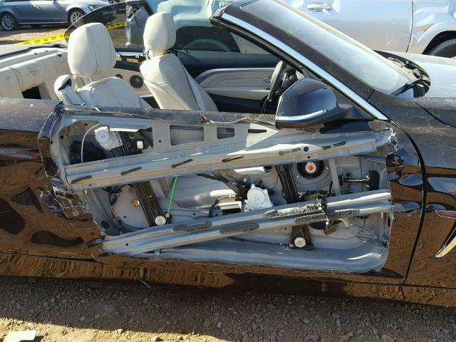 WBA3V5C5XFP753857 - 2015 BMW 428 I შავი ფოტო 9