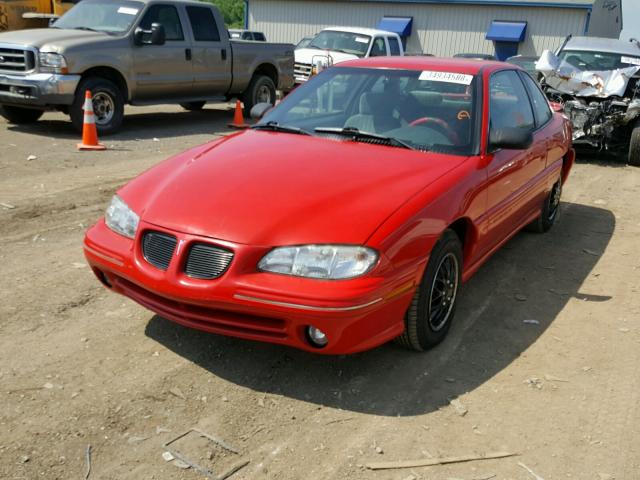 1G2NE12T6TC709964 - 1996 PONTIAC GRAND AM S 红色 照片 2