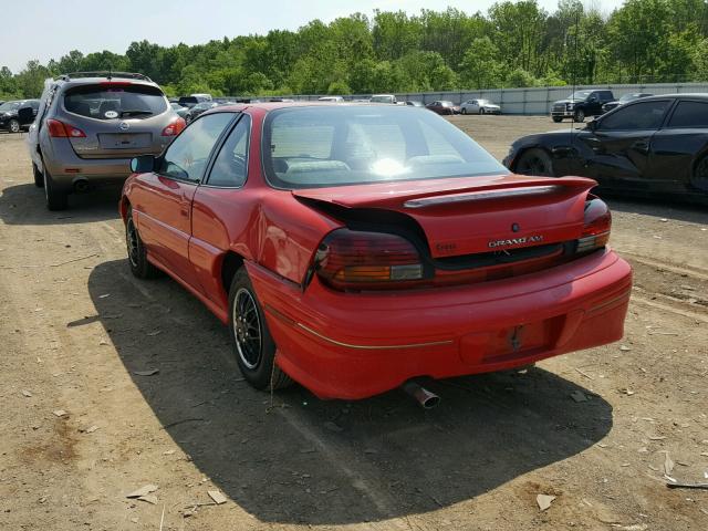 1G2NE12T6TC709964 - 1996 PONTIAC GRAND AM S 红色 照片 3