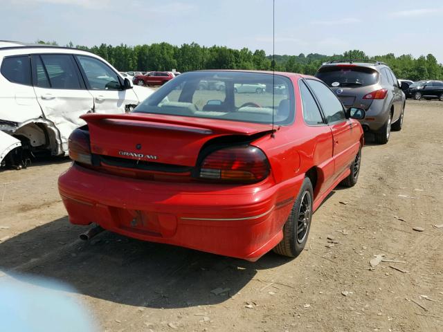 1G2NE12T6TC709964 - 1996 PONTIAC GRAND AM S 红色 照片 4