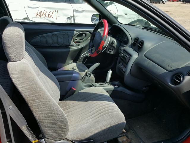 1G2NE12T6TC709964 - 1996 PONTIAC GRAND AM S 红色 照片 5