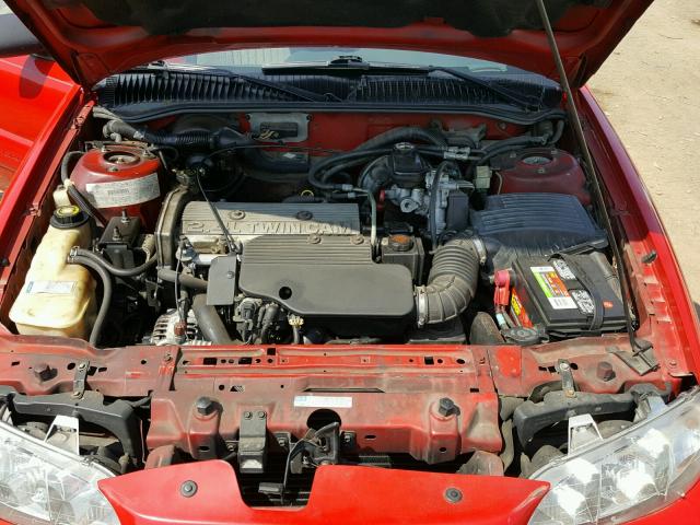 1G2NE12T6TC709964 - 1996 PONTIAC GRAND AM S 红色 照片 7