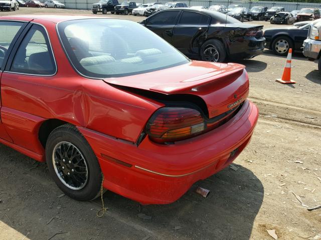 1G2NE12T6TC709964 - 1996 PONTIAC GRAND AM S 红色 照片 9