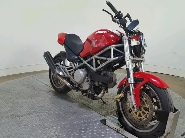 ZDM1RA2K83B030987 - 2003 DUCATI M600 RED photo 2