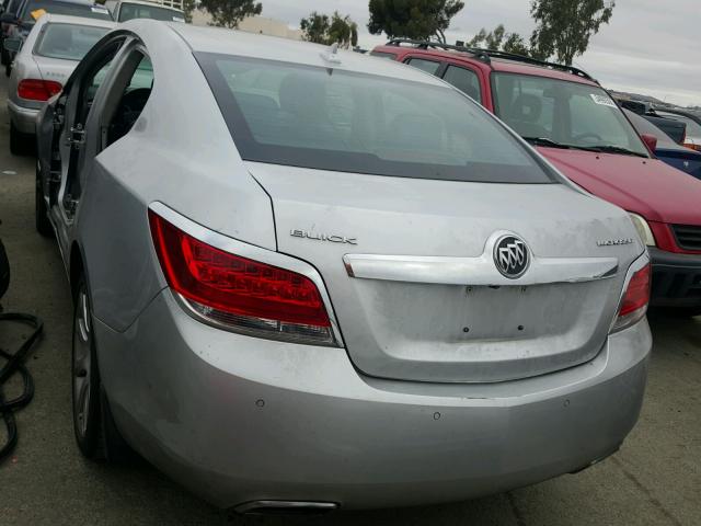 1G4GJ5G3XDF309482 - 2013 BUICK LACROSSE T SILVER photo 3