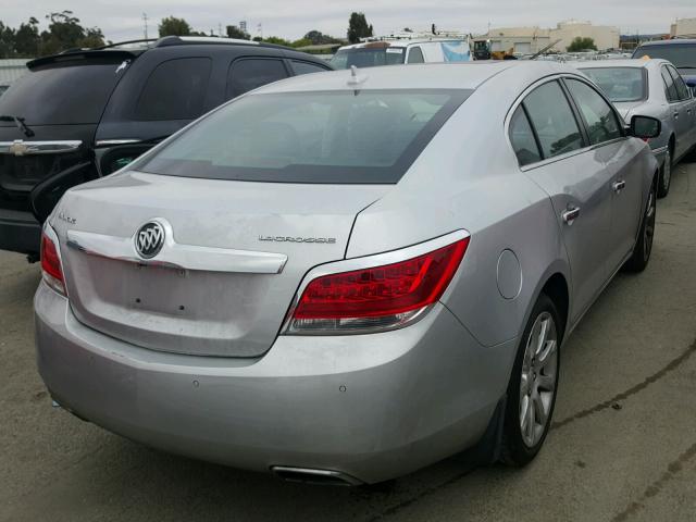 1G4GJ5G3XDF309482 - 2013 BUICK LACROSSE T SILVER photo 4