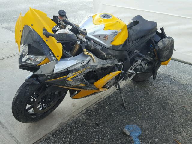 JS1GN7EA482109646 - 2008 SUZUKI GSX-R600 YELLOW photo 9