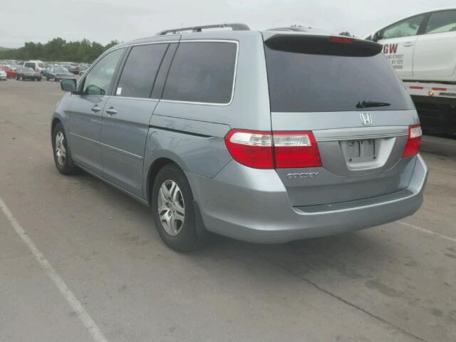 5FNRL384X7B009226 - 2007 HONDA ODYSSEY EX GRAY photo 3