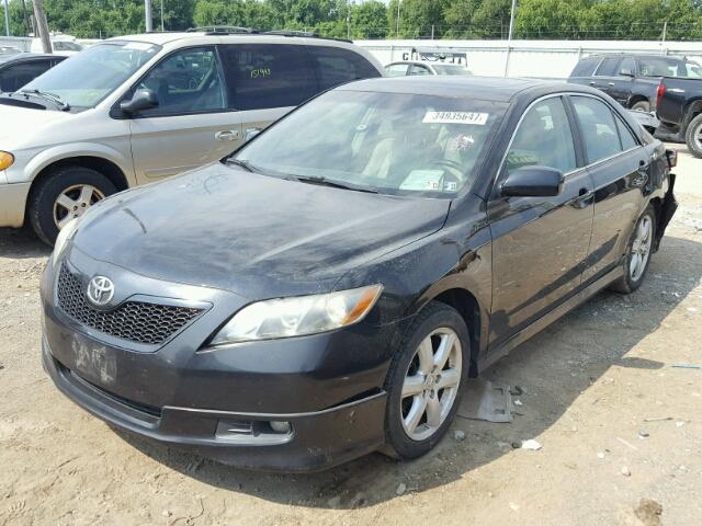 4T1BK46K59U088760 - 2009 TOYOTA CAMRY SE BLACK photo 2