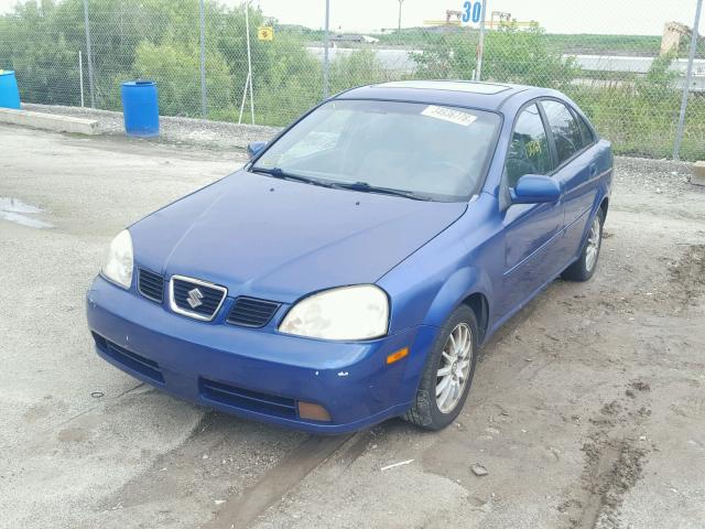 KL5JJ56Z35K146141 - 2005 SUZUKI FORENZA LX BLUE photo 2