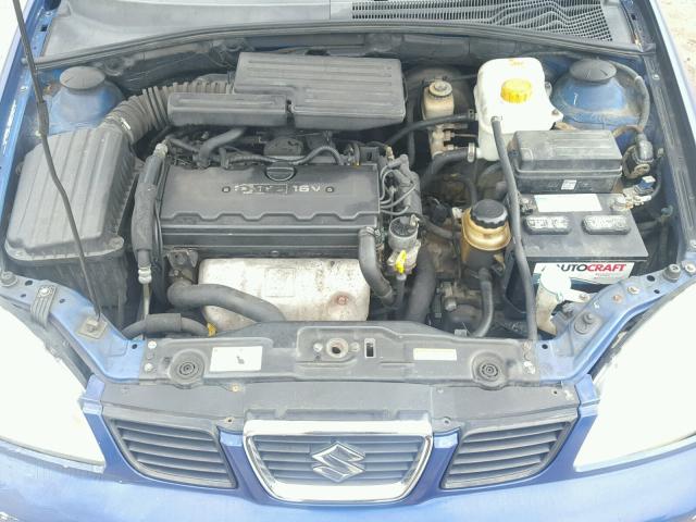 KL5JJ56Z35K146141 - 2005 SUZUKI FORENZA LX BLUE photo 7