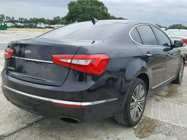 KNALN4D73F5195047 - 2015 KIA CADENZA PR BLACK photo 4