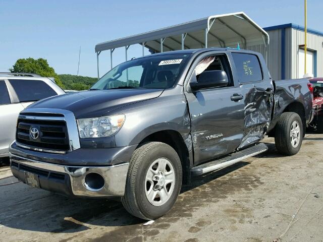 5TFEM5F16CX043650 - 2012 TOYOTA TUNDRA CRE CHARCOAL photo 2