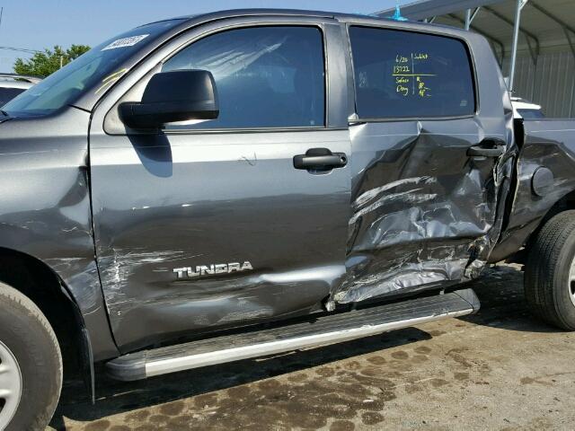 5TFEM5F16CX043650 - 2012 TOYOTA TUNDRA CRE CHARCOAL photo 9