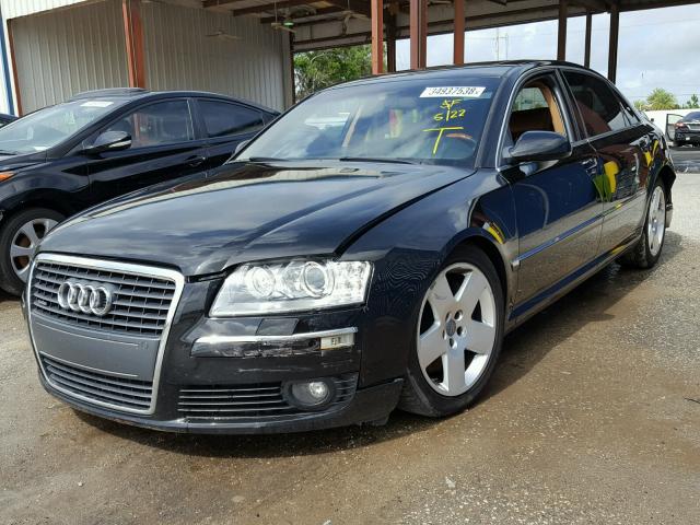 WAUMV44E17N006609 - 2007 AUDI A8 L QUATT BLACK photo 2