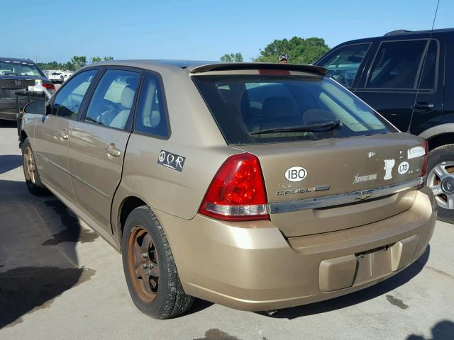 1G1ZT61896F260109 - 2006 CHEVROLET MALIBU MAX 棕色 照片 3