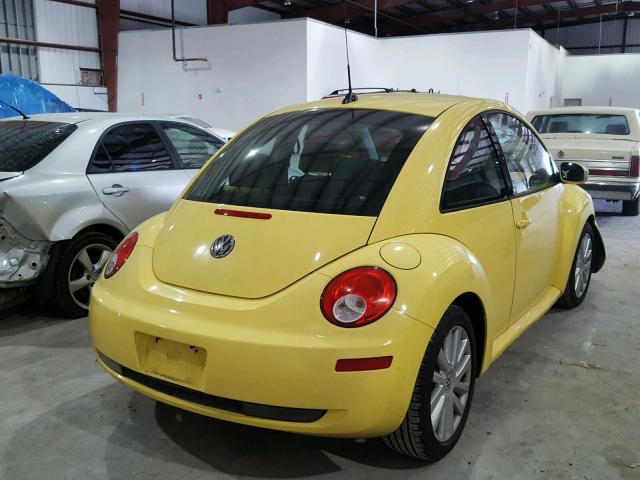 3VWRW31C08M512623 - 2008 VOLKSWAGEN NEW BEETLE 黄色 照片 4