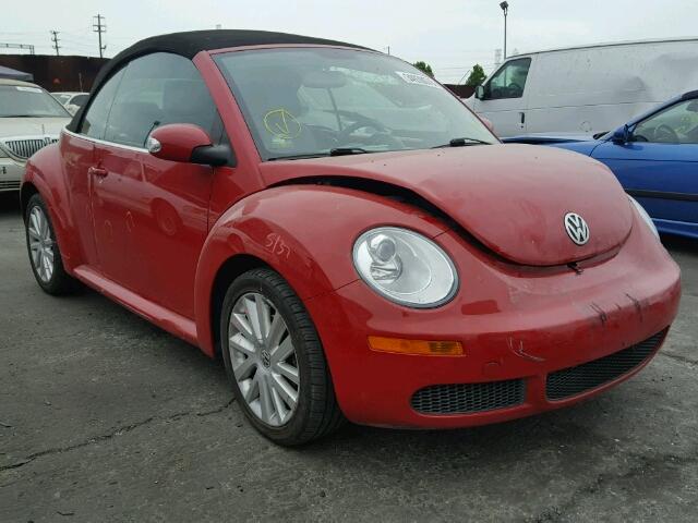 3VWRG31Y58M403180 - 2008 VOLKSWAGEN NEW BEETLE 红色 照片 1