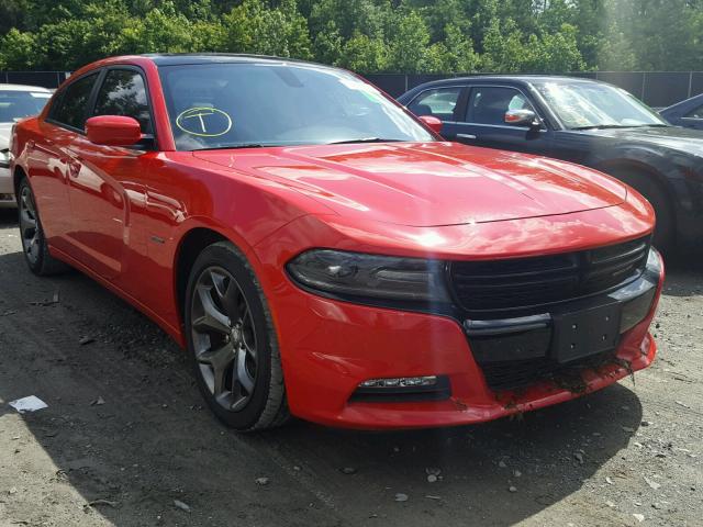 2C3CDXCT8GH122857 - 2016 DODGE CHARGER R/ RED photo 1