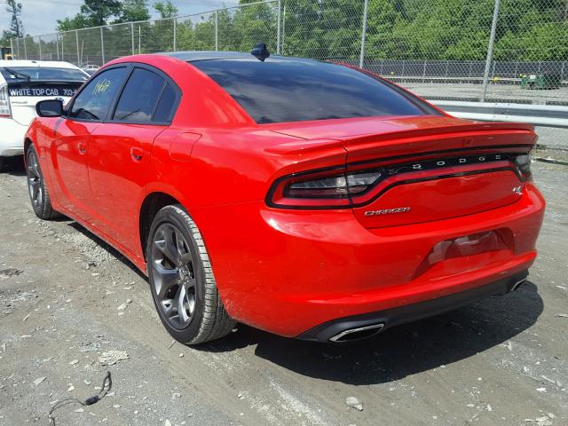 2C3CDXCT8GH122857 - 2016 DODGE CHARGER R/ RED photo 3