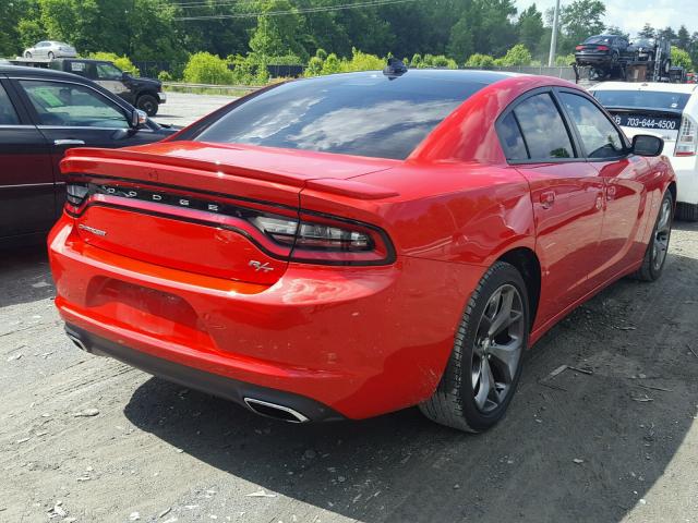 2C3CDXCT8GH122857 - 2016 DODGE CHARGER R/ RED photo 4