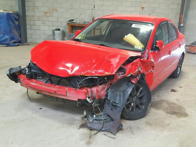 JM1BK12FX71730609 - 2007 MAZDA 3 I RED photo 2