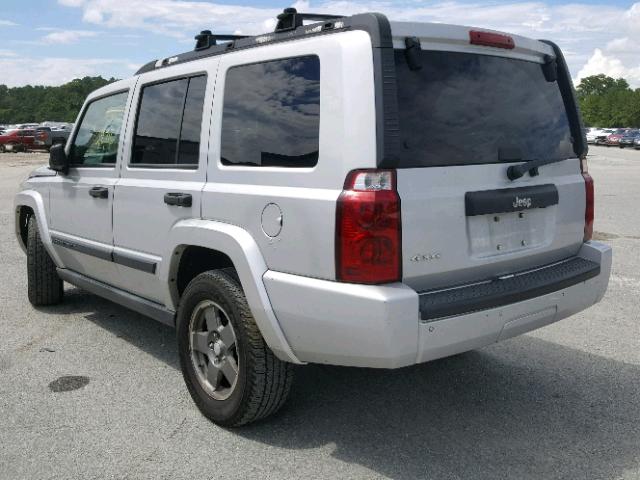 1J8HG48K46C209320 - 2006 JEEP COMMANDER GRAY photo 3